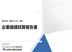 サンプル：企業価値評価報告書